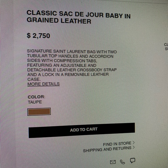 Saint Laurent YSL Sac De Jour Baby w/ Wallet - Picture 11 of 16